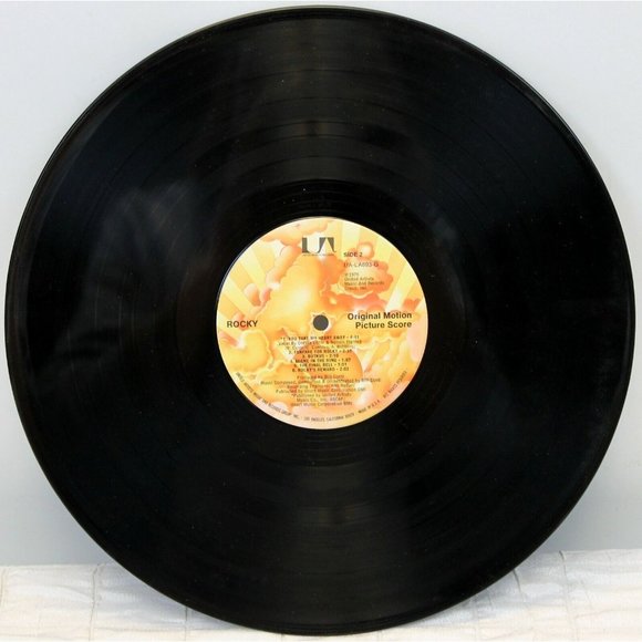 Vtg 1976 Rocky Motion Picture Soundtrack Bill Conti LP Vinyl Record - Picture 7 of 8